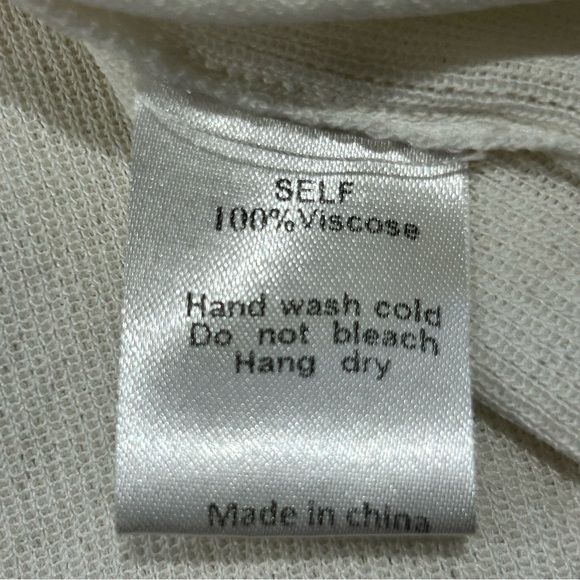 ALL:ROW White Sleeveless Top/Blouse in Women's Size Medium - Picture 5 of 6